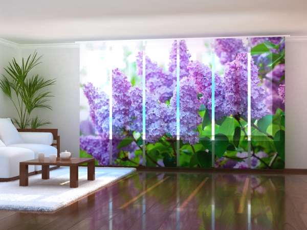 Sliding panel curtain (1-6 pts.): GARDEN LILAC