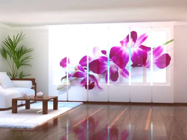 Sliding panel curtain (1-6 pts.): PURPLE ORCHID