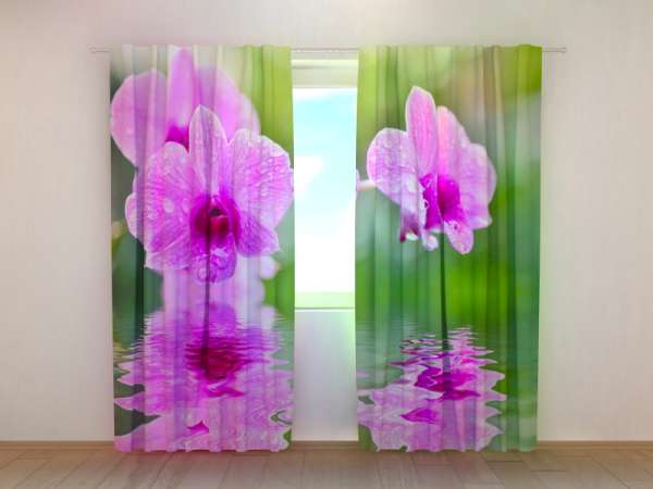 Photo curtain: THREE ORCHIDS