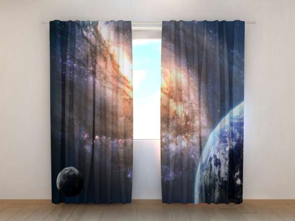 Photo curtain: EARTH IN SPACE