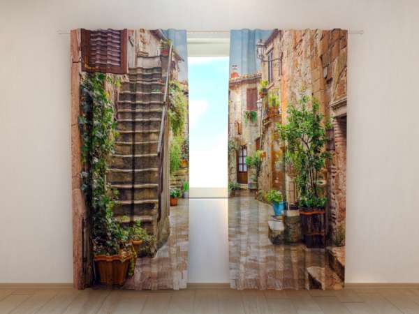 Photo curtain: OLD STREET IN TUSCANY