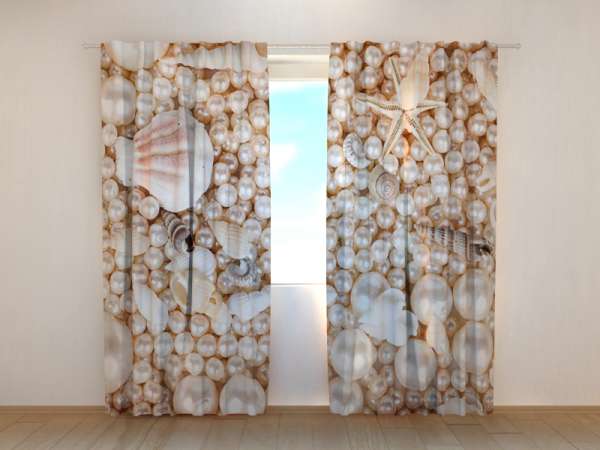 Photo curtain: PEARLS AND BIVALVES