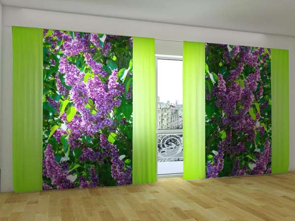 Panoramic curtain: BEAUTIFUL LILAC