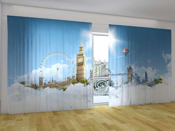 Panoramic curtain: LONDON SKY