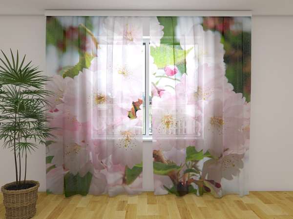 Chiffon curtain: AROMA OF SPRING