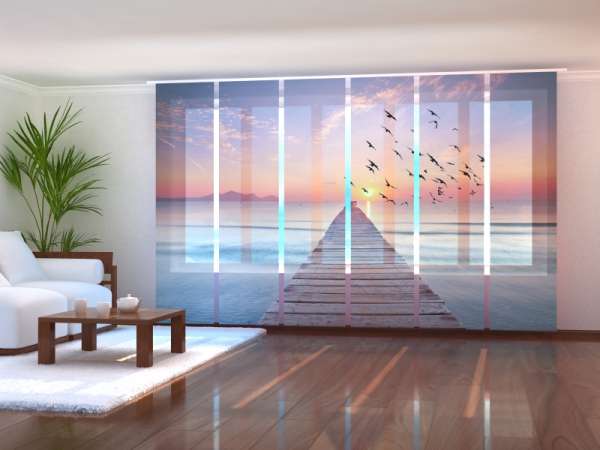 Sliding panel curtain (1-6 pts.): SUNRISE ON THE SEA 2