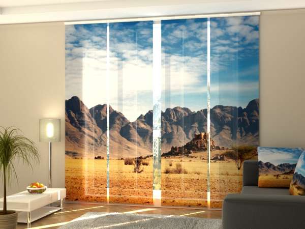 Sliding panel curtain (1-4 pts.): SAVANNAH