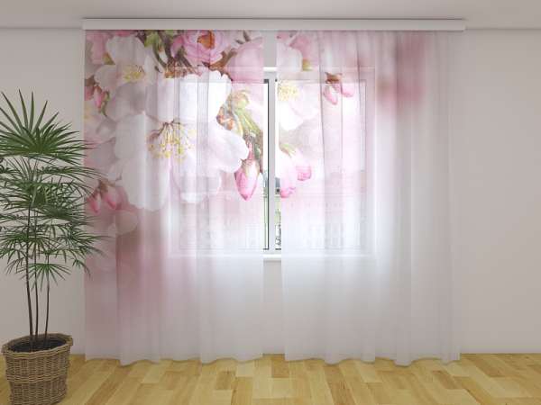 Chiffon curtain: TWIG OF SPRING