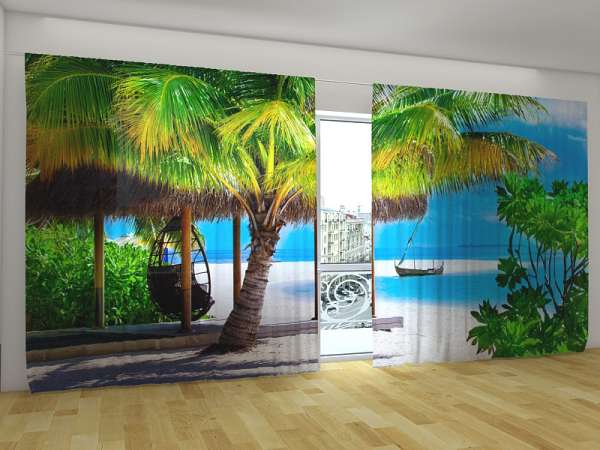 Panoramic curtain: HOLIDAY PARADISE