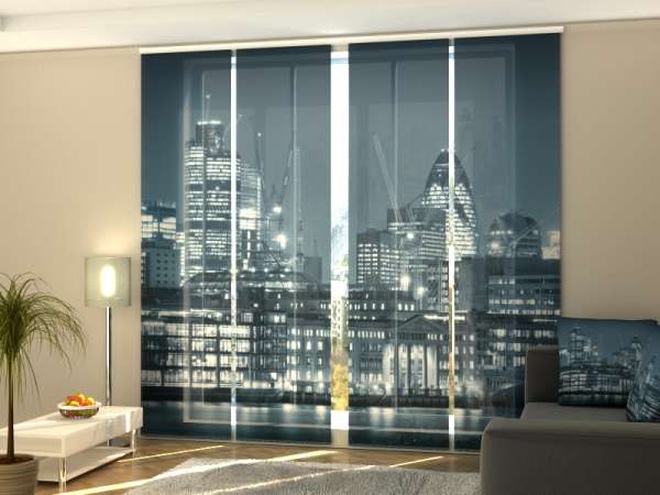 Sliding panel curtain (1-4 pts.): METROPOLIS