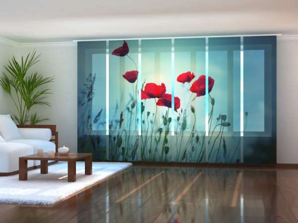 Sliding panel curtain (1-6 pts.): BEAUTY FOREVER