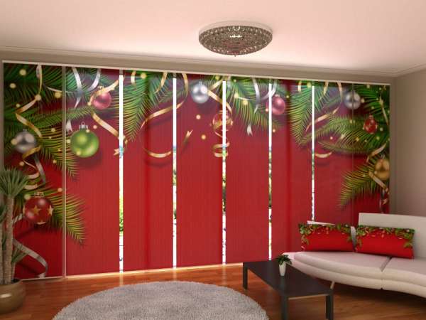 Sliding panel curtain (1-8 pts.): MAGICAL CHRISTMAS