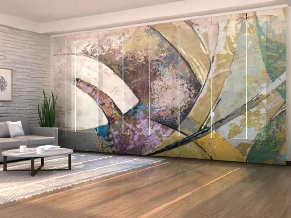 Panel curtain (1-8 pts.): MODERN ABSTRACT ART PAINTING