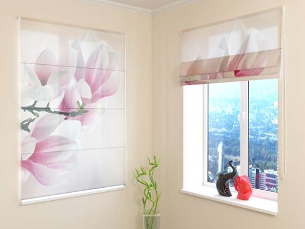 Roman blind: SWEET MAGNOLIAS