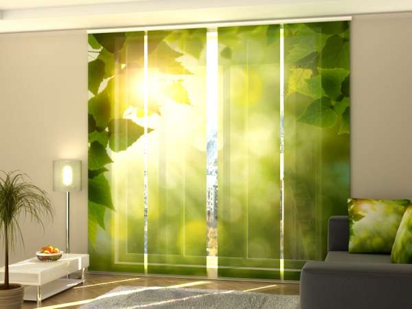 Sliding panel curtain (1-4 pts.): SUMMER SUN