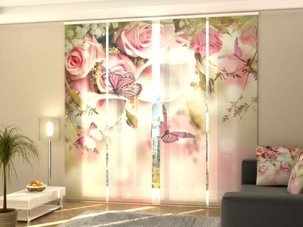 Sliding panel curtain (1-4 pts.): KISS OF SPRING