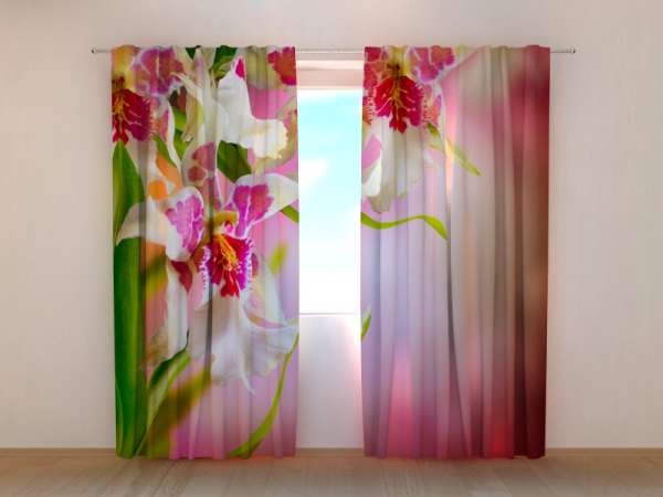 Photo curtain: MOTTLE ORCHIDS