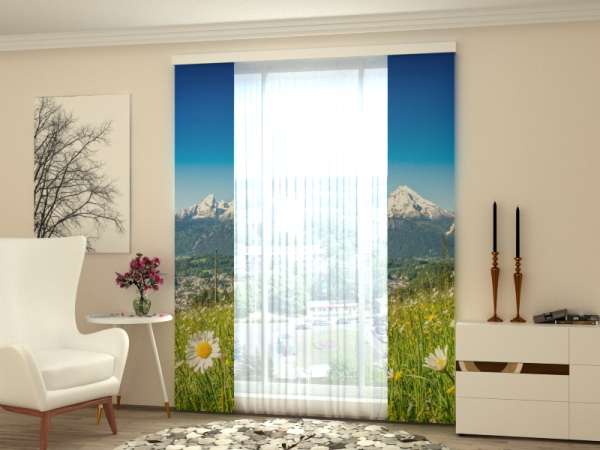 Sliding panel curtain (1-2 pts.): ALPS AND KAMOMILES