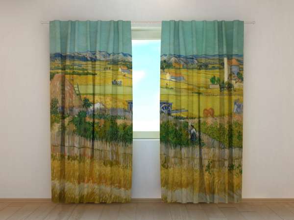 Photo curtain: VAN GOGH'S HARVEST AT LA CRAU
