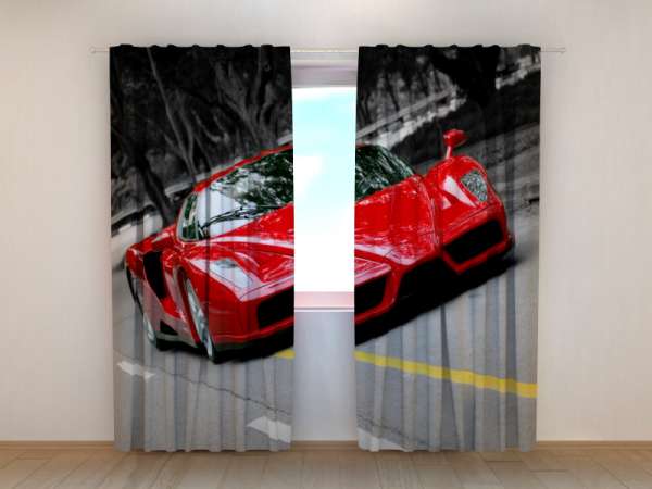 Photo curtain: RED SUPERCAR