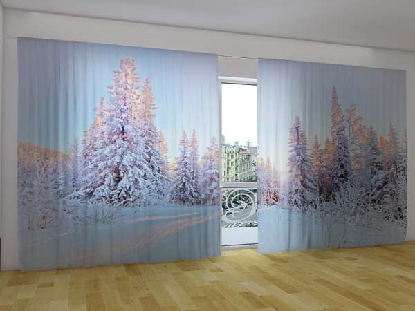 Panoramic curtain: WINTER TALE