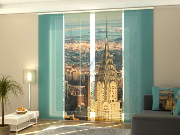 Sliding panel curtain (1-4 pts.): CHRYSLER BUILDING