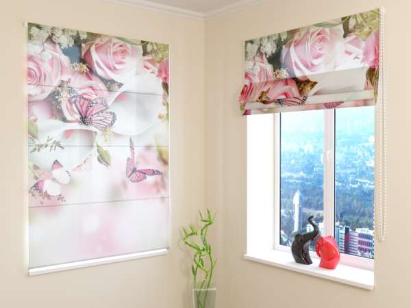 Roman blind: KISS OF SPRING