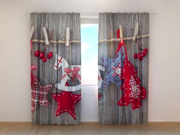 Photo curtain: CHILDREN'S CHRISTMAS DECORATION