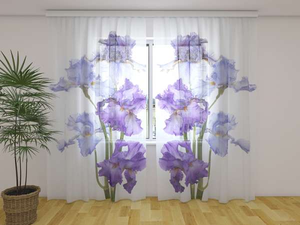 Chiffon curtain: SPRING BREEZE