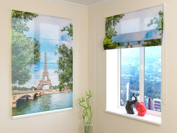 Roman blind: SPRING IN PARIS