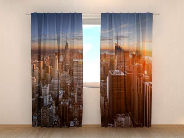 Photo curtain: SUNSET IN THE CITY