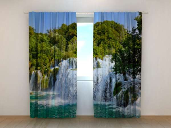 Photo curtain: WATERFALL IN TROPICS