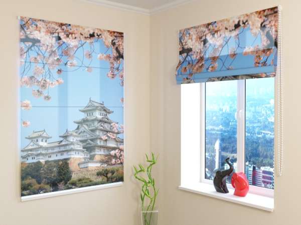 Roman blind: HIMEJI CASTLE