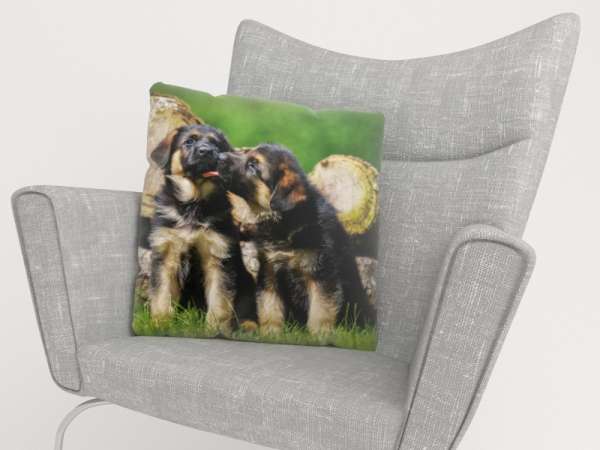 Pillowcase: CUTE GERMAN SHEPHERD PUPPIES