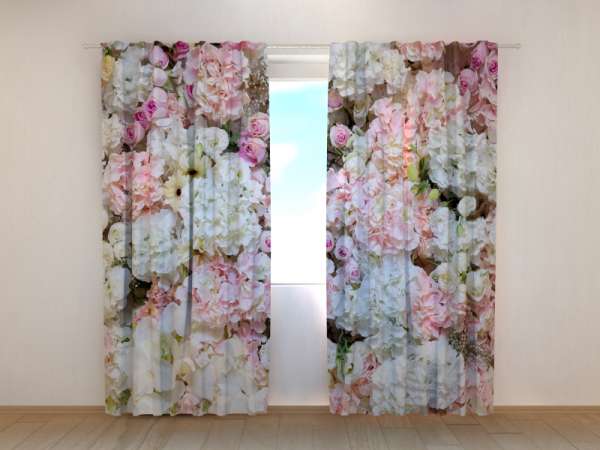 Photo curtain: FLOWERS BACKGROUND