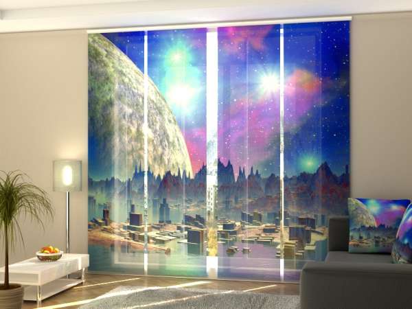 Sliding panel curtain (1-4 pts.): INCREDIBLE WORLD