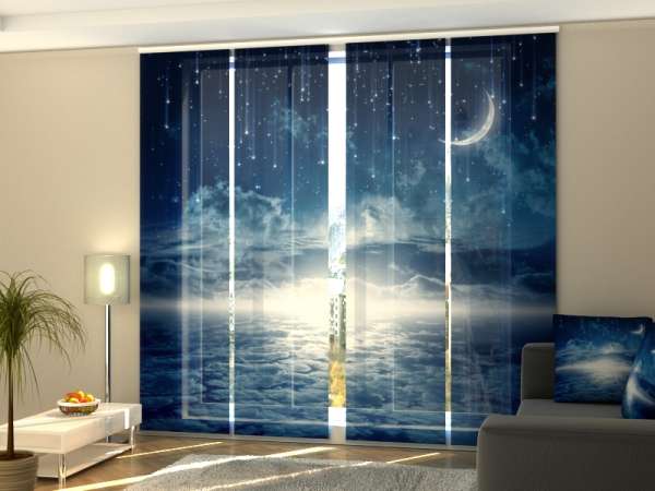 Sliding panel curtain (1-4 pts.): STARRY NIGHT