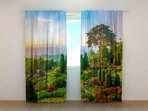 Photo curtain: BEAUTIFUL GARDEN