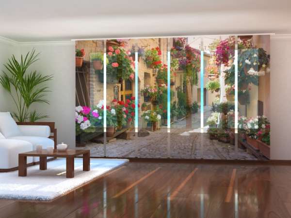 Sliding panel curtain (1-6 pts.): SUNNY DAY IN ITALY