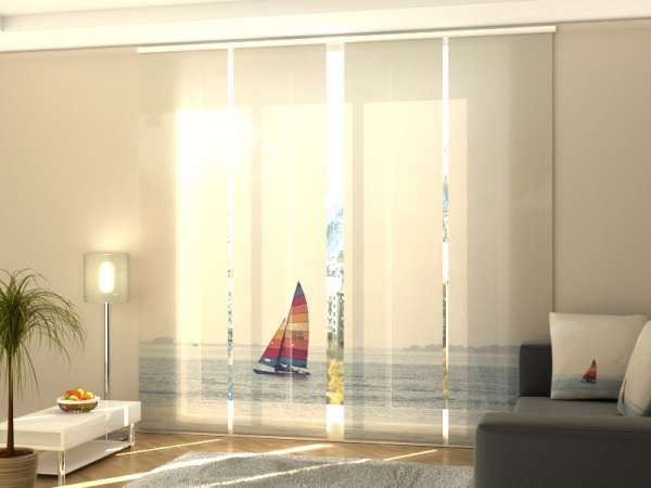 Sliding panel curtain (1-4 pts.): BOAT NEAR VENICE