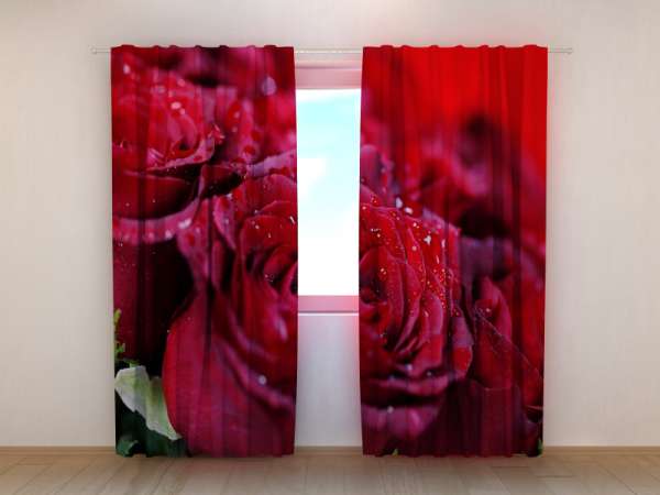 Photo curtain: ROSES AS A GIFT