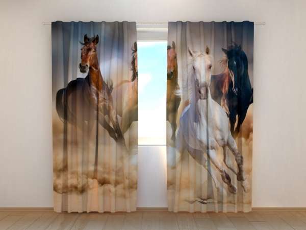 Photo curtain: HERD OF HORSES 3