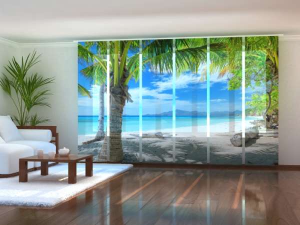 Sliding panel curtain (1-6 pts.): GATEWAY TO THE OCEAN