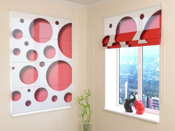 Roman blind: RED STYLE