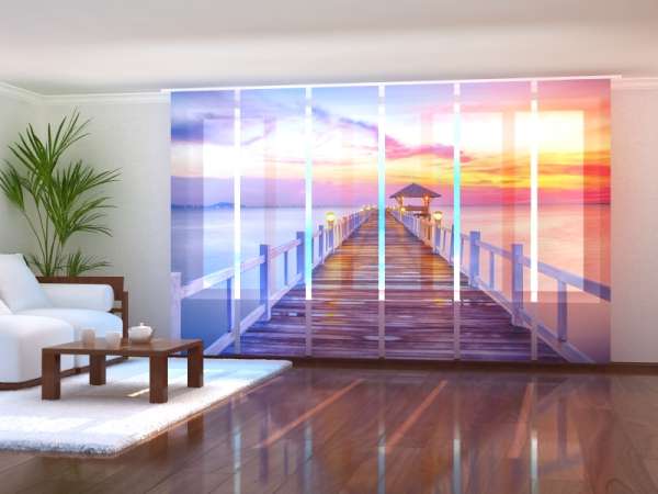 Sliding panel curtain (1-6 pts.): SUNRISE ON THE SEA 1