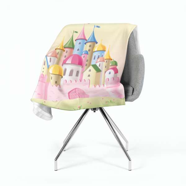 Fleece blanket: PINK CASTLE