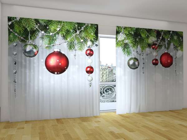 Panoramic curtain: CHRISTMAS DECORATIONS