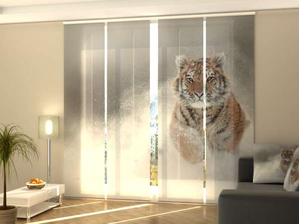 Sliding panel curtain (1-4 pts.): SIBERIAN TIGER 3