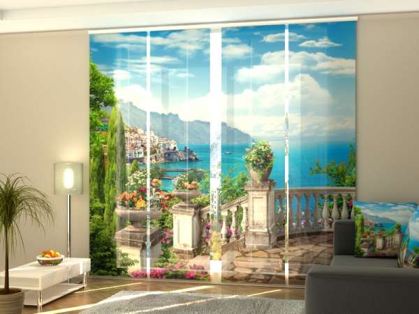 Sliding panel curtain (1-4 pts.): DELIGHTFUL VIEW