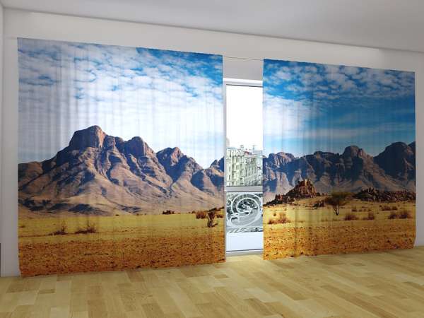 Panoramic curtain: SAVANNA